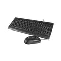 TECLADO/MOUSE KLIPX MULTIMEDIA SPA USB BLACK