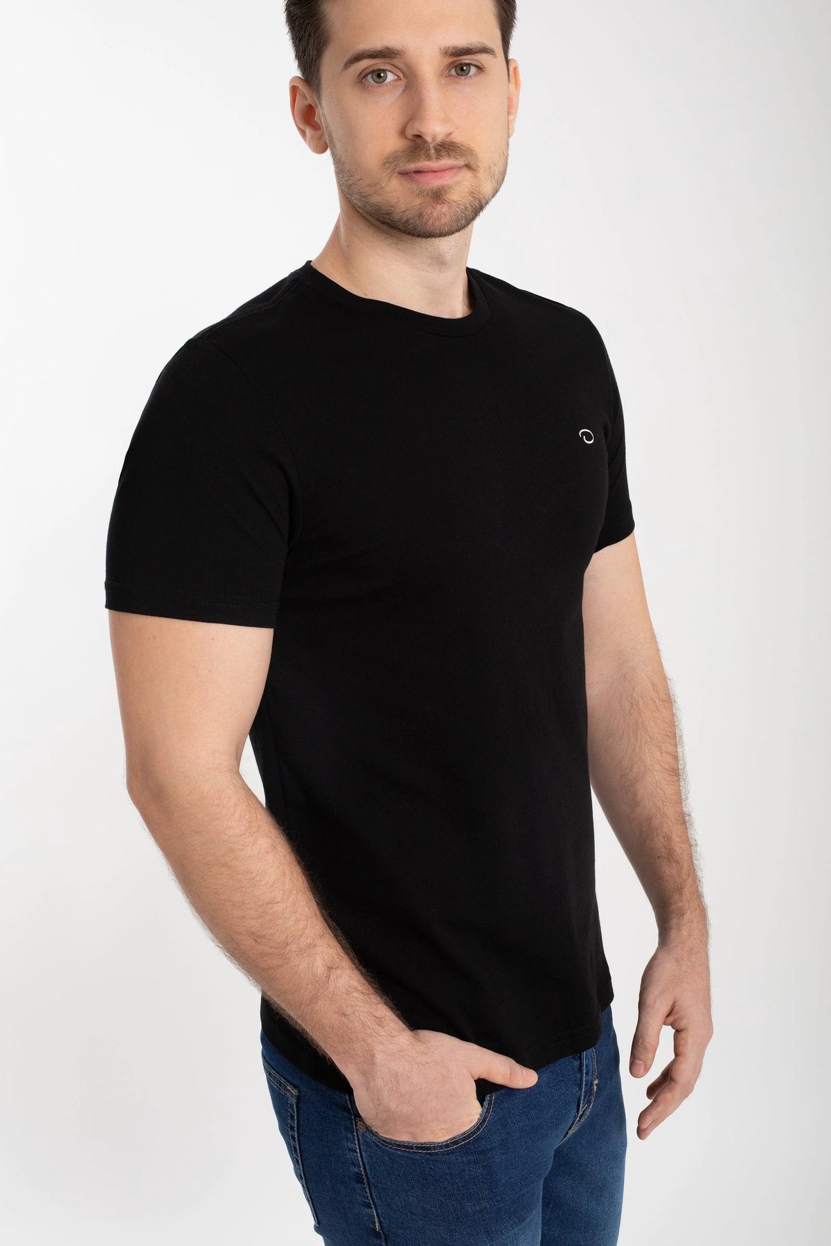 Camiseta Oscar De La Renta Mangas Cortas Lisa P/ Caballeros by Oscar De La Renta