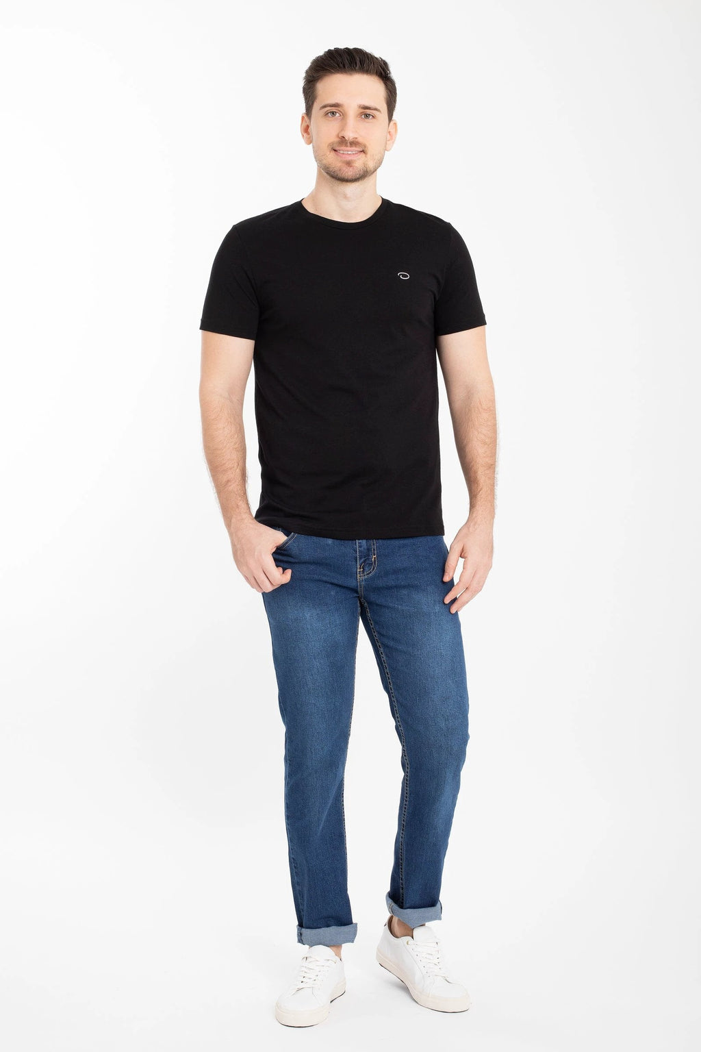 Camiseta Oscar De La Renta Mangas Cortas Lisa P/ Caballeros by Oscar De La Renta