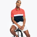 Poloshirt Nautica Mangas Cortas Combinado P/ Caballeros KR3607-8SM by Nautica