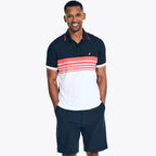 Poloshirt Nautica Mangas Cortas Rayas P/ Caballeros KR3612-4NV by Nautica