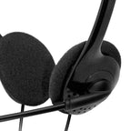 HEADSET KLIPX SEKUAL USB BLACK