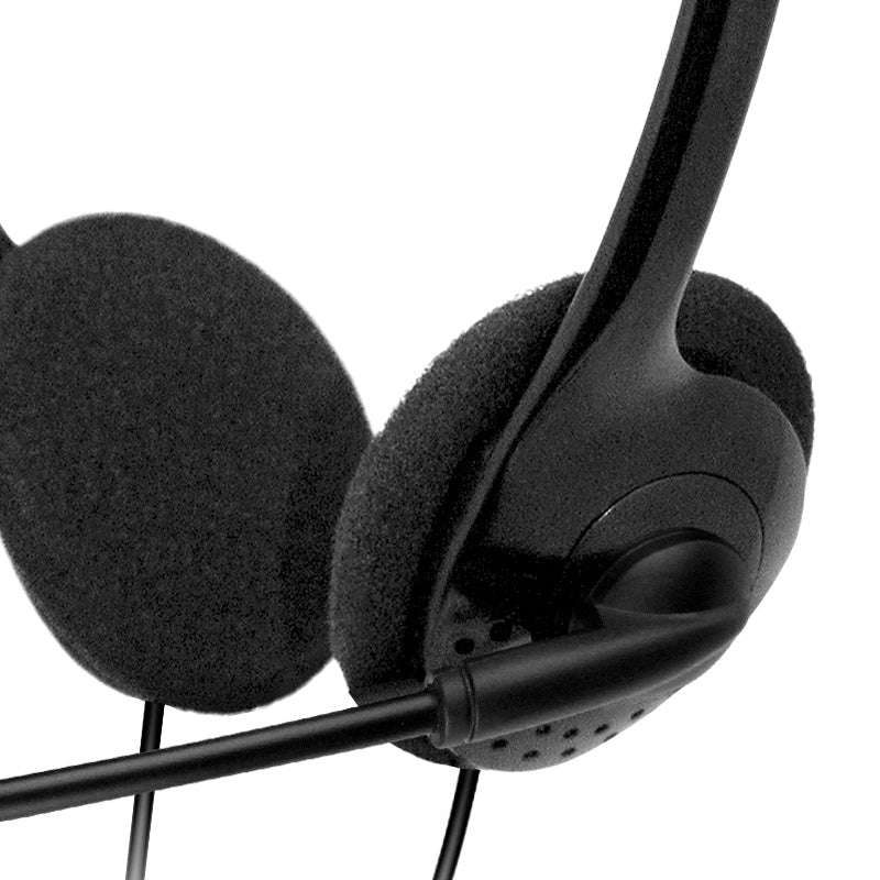 HEADSET KLIPX SEKUAL USB BLACK