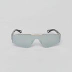 LAIN SUNGLASSES SHINY SILVER/BLACK - Monastery