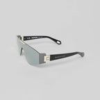 LAIN SUNGLASSES SHINY SILVER/BLACK - Monastery