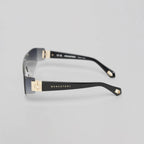 MSS2412-C11-136 LAIN SUNGLASSES MEN SHINY GOLD BLACK GRADIENT GREY - Monastery