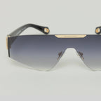 MSS2412-C11-136 LAIN SUNGLASSES MEN SHINY GOLD BLACK GRADIENT GREY - Monastery