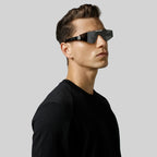 LAIN SUNGLASSES SHINY SILVER - Monastery