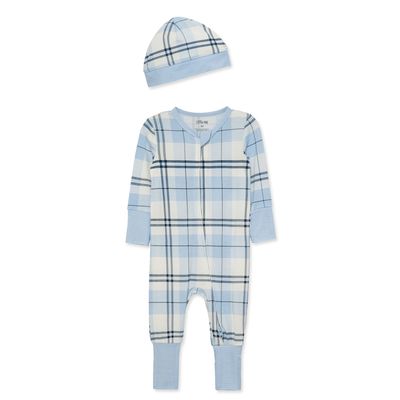 Pijama Cuadros Azul