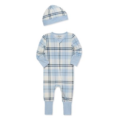 Pijama Cuadros Azul