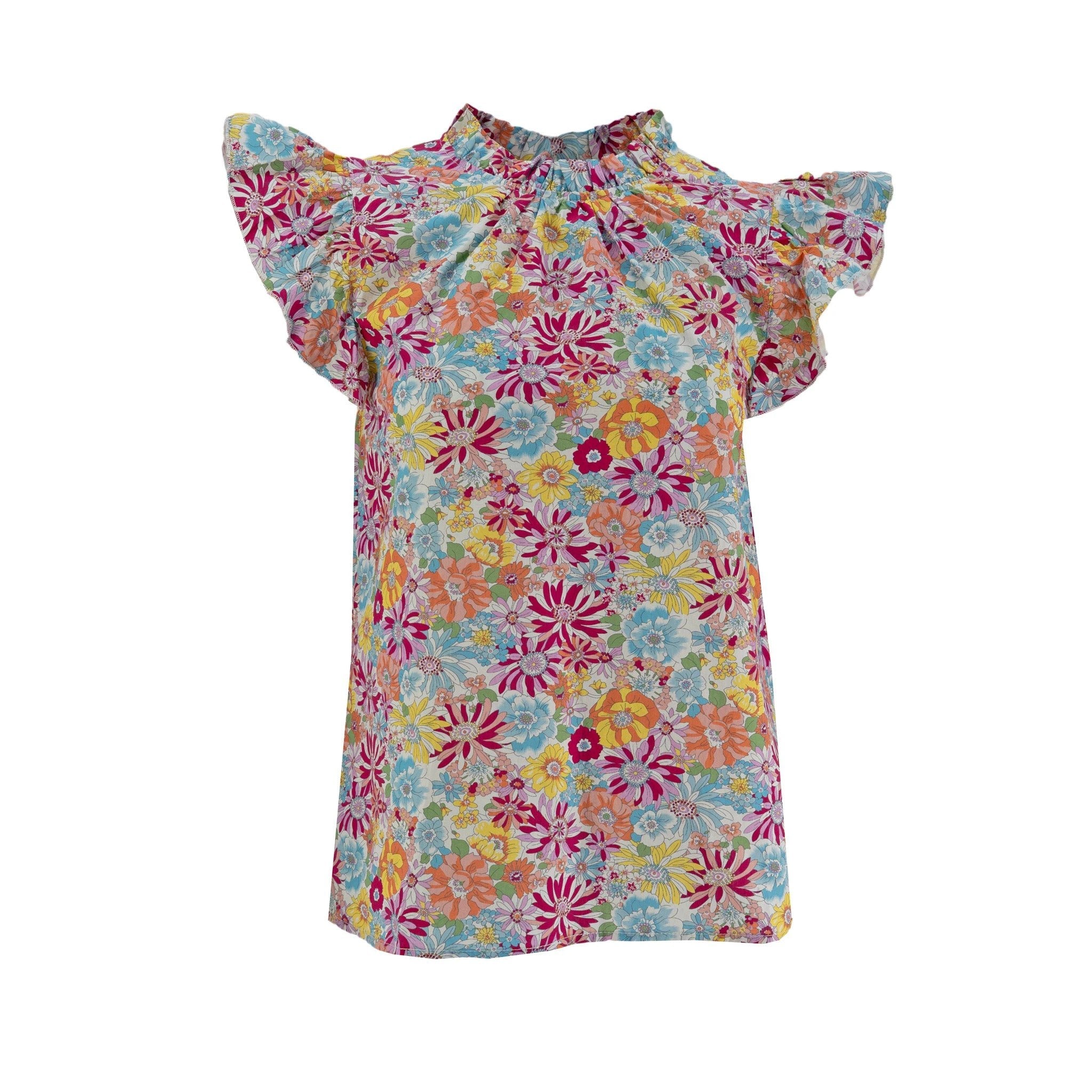 Blusa Happy Promise Mangas Cortas Floral Para Damas by Happy