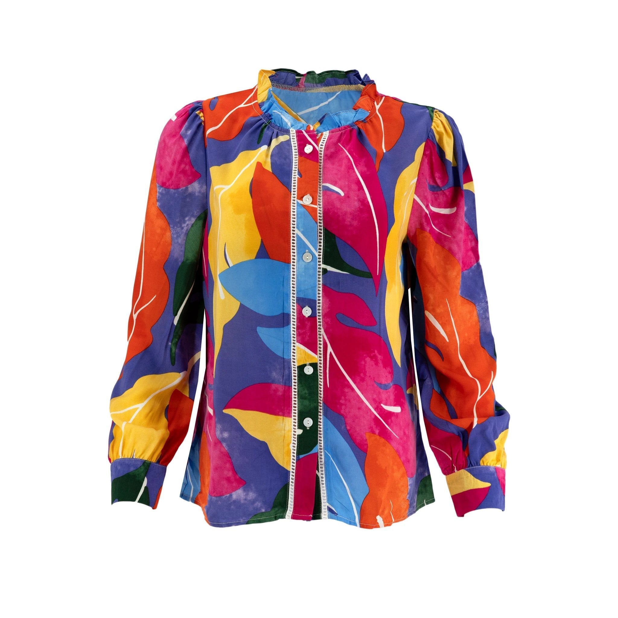 Blusa Happy Promise Mangas Largas Estampada Para Damas by Happy