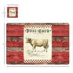 Individuales Reversibles set de 6 rectangular 41*27 cm + 6 Portavasos Lavanda