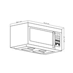 Horno Microondas Empotrable DRIJA Acero Inoxidable LOMBARDÍA 42L