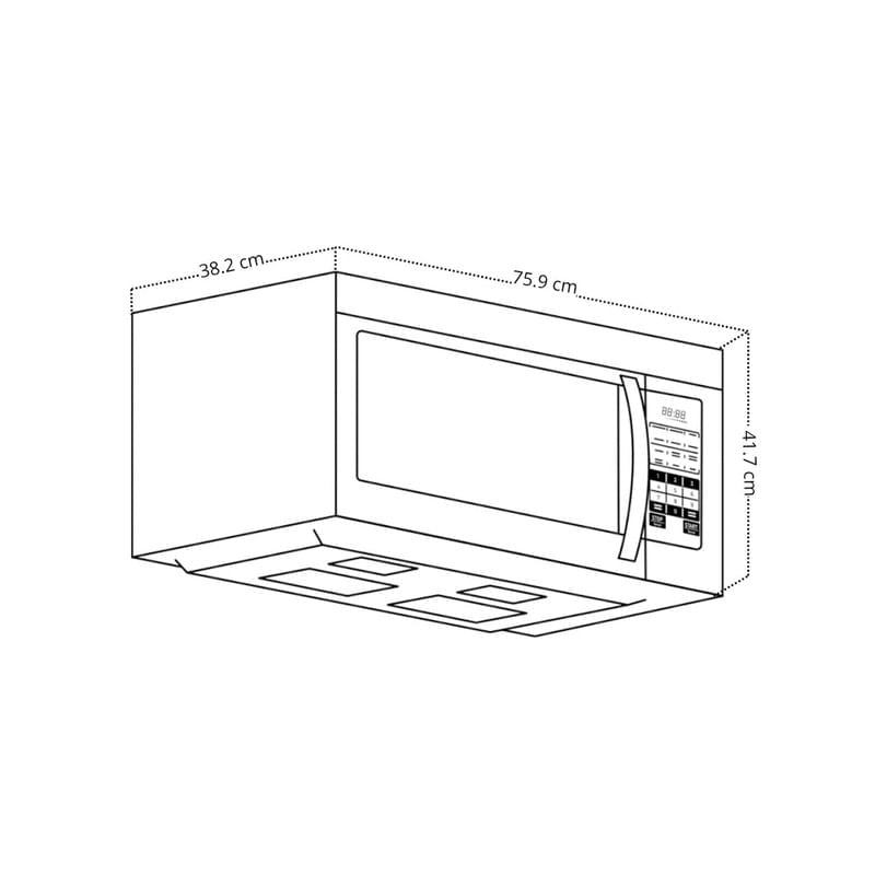 Horno Microondas Empotrable DRIJA Acero Inoxidable LOMBARDÍA 42L