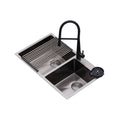 Fregador DRIJA Acero Inoxidable Negro LUCCA 84