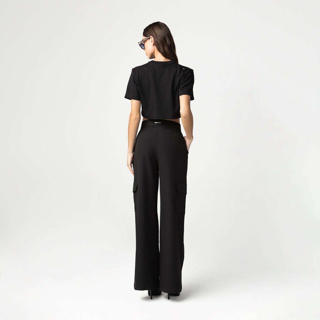 Crop top women, color/material negro, marca Monastery – vista 6