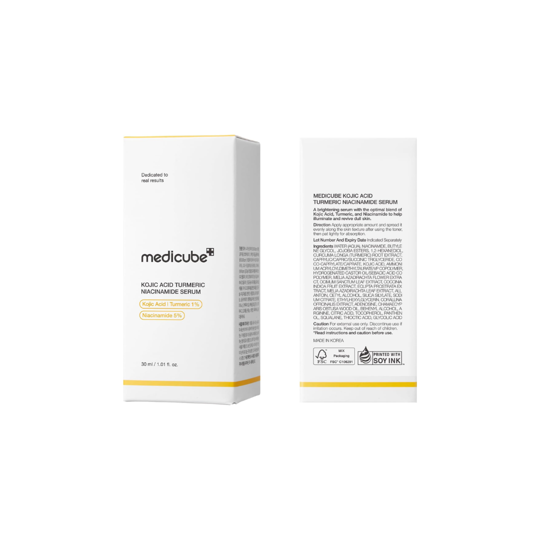 MEDICUBE KOJIC ACID TURMERIC NIACINAMIDE SERUM 30ML