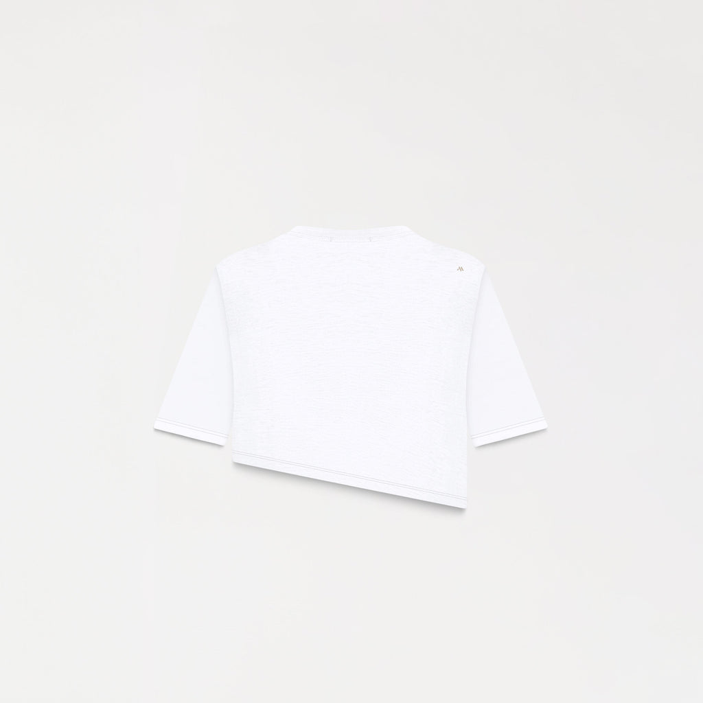 MERKEL CROP TOP WOMEN WHITE