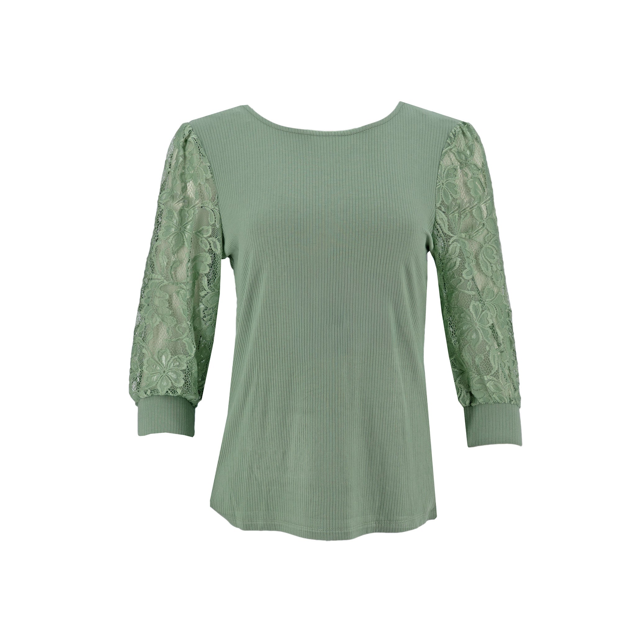 Blusa Absolutely Famous Mangas 3/4 Encaje para Damas
