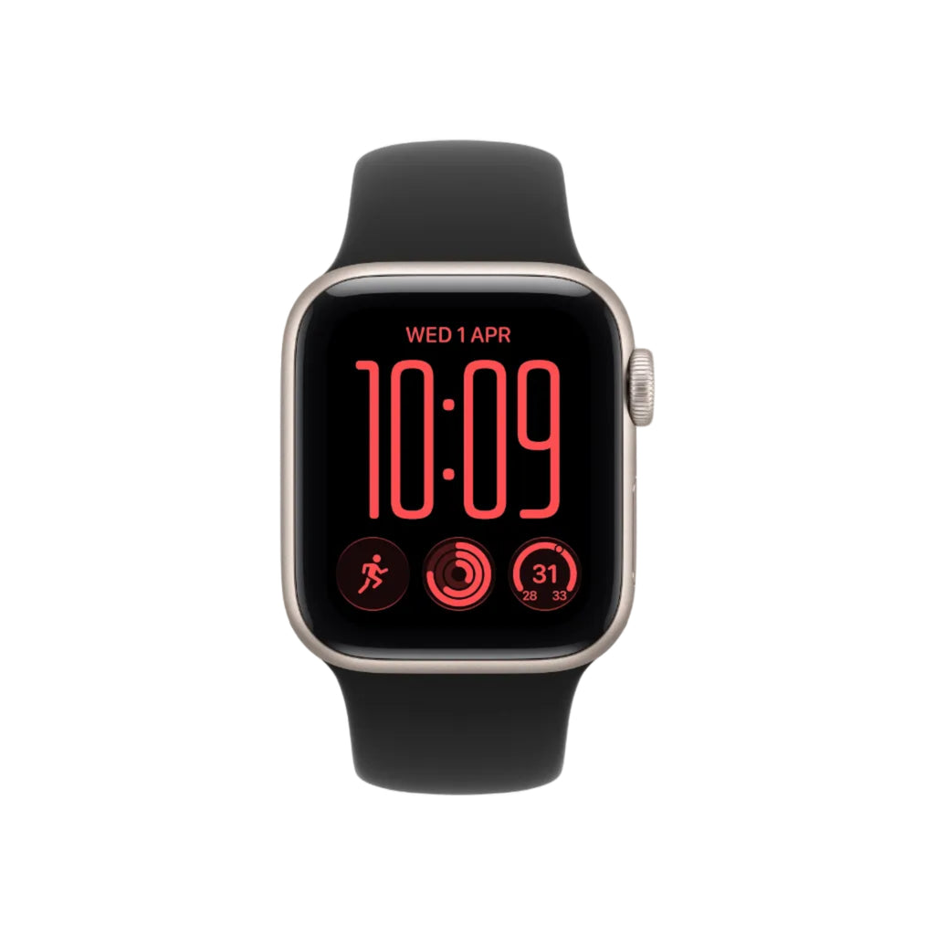 Apple Watch SE 3 GPS (40mm Aluminum Case Sport Band (S/M) - Starlight)