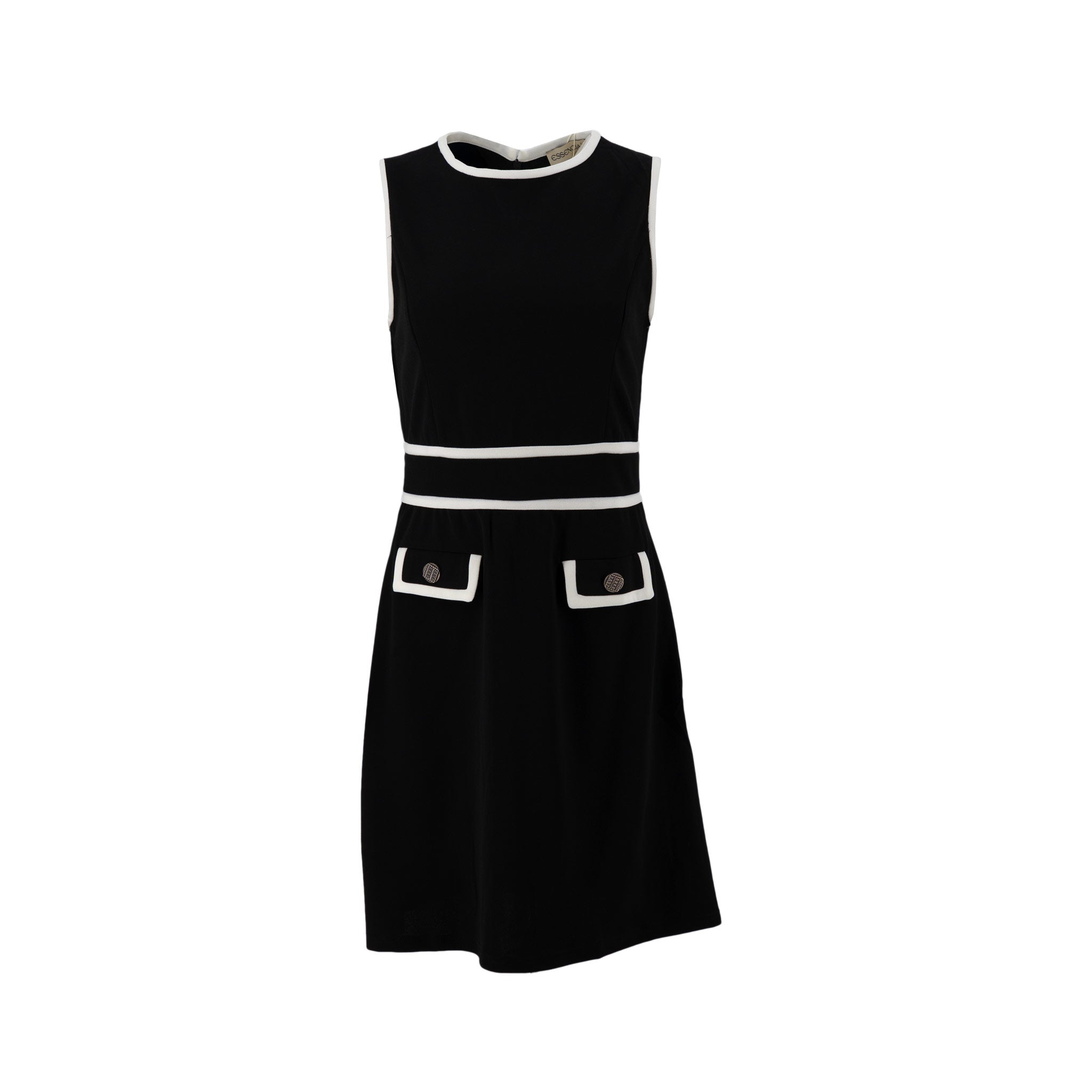 Vestido Essencia sin Mangas Liso para Damas