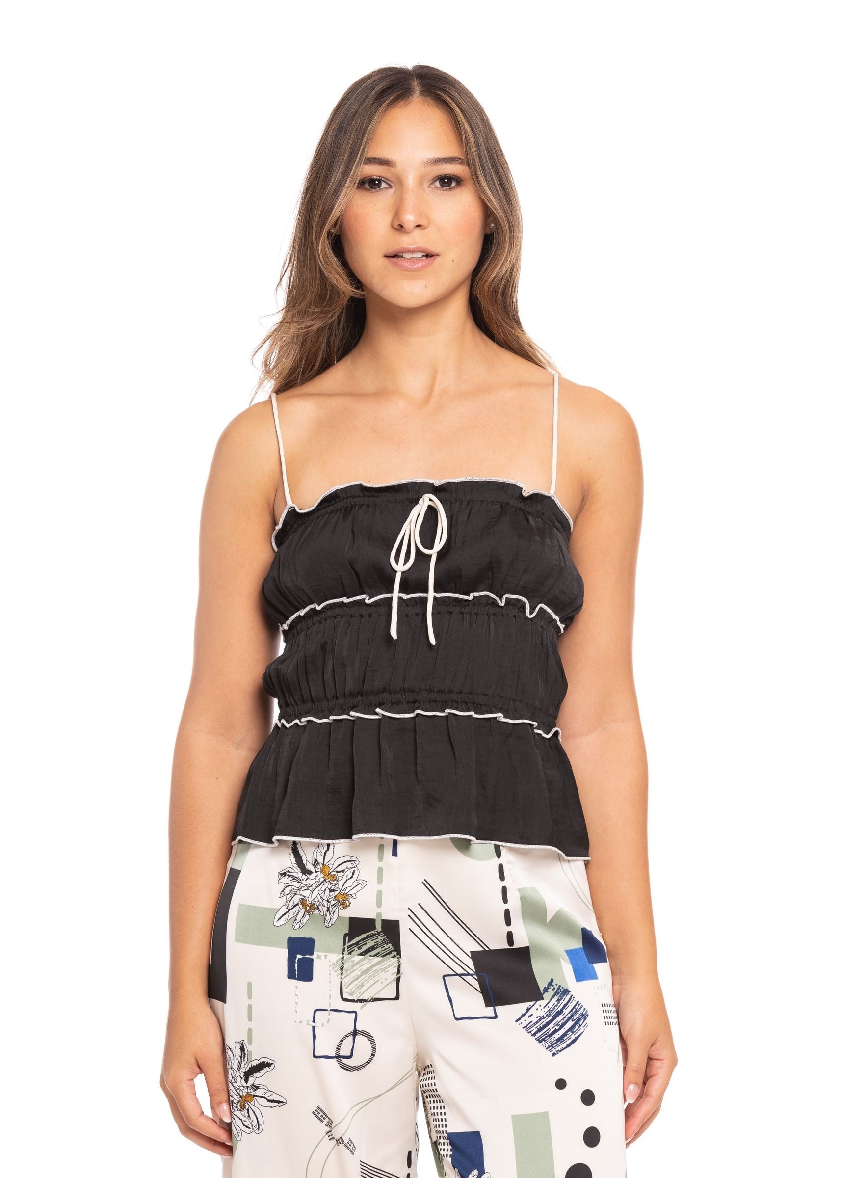 Blusa Essencia sin Mangas Lisa para Damas