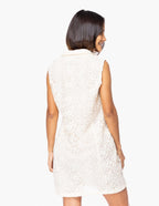 Vestido Essencia sin Mangas Estampado Encaje para Damas