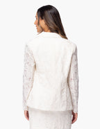 Chaqueta Essencia Mangas Largas Estampado Encaje para Damas