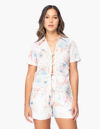 Blusa Essencia Mangas Cortas Floral Para Damas by Essencia