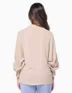 Blusa Essencia Mangas Largas Estampado para Damas