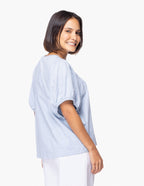 Blusa Essencia Mangas Cortas Estampado para Damas