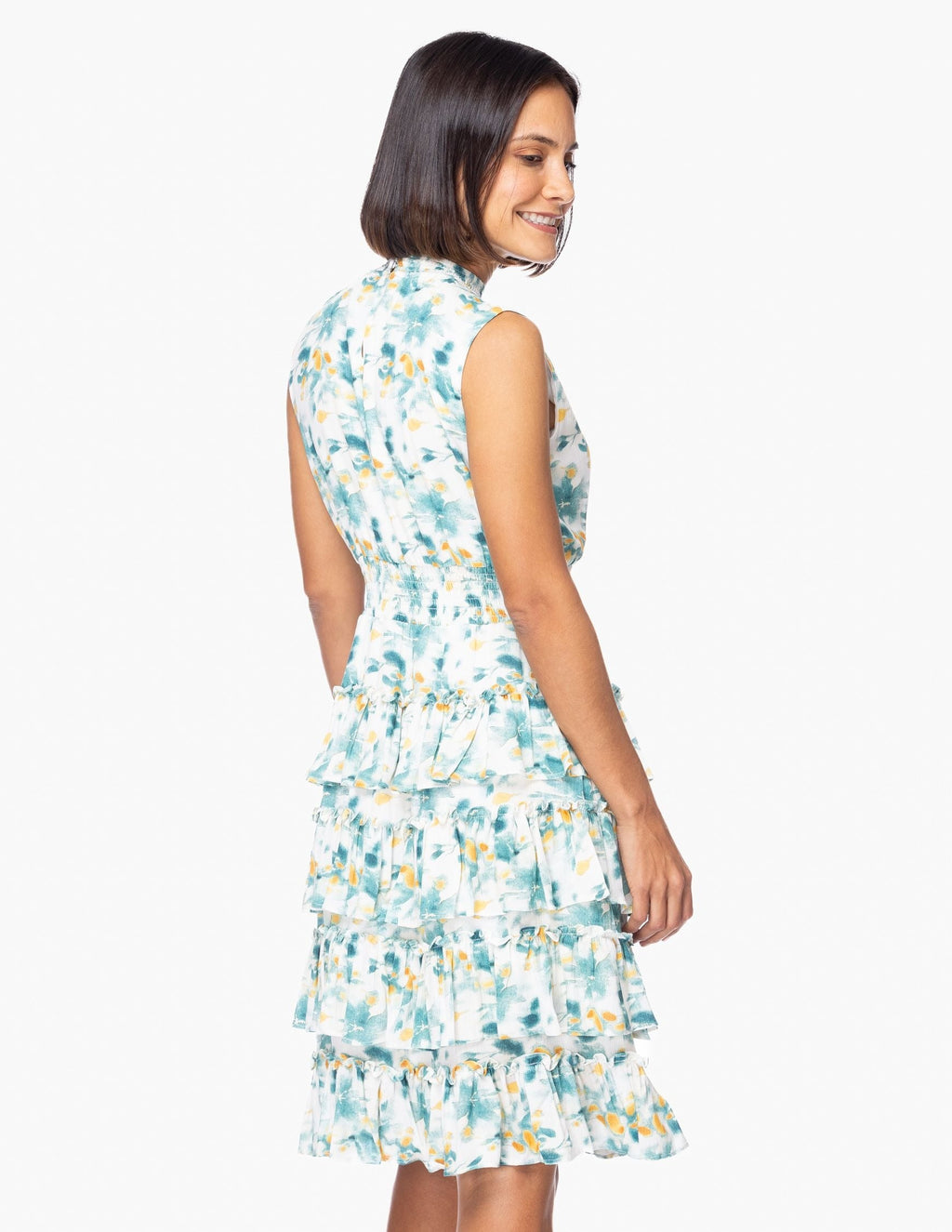 Vestido Essencia sin Mangas Estampado para Damas