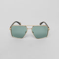 MOAD SUNGLASSES SHINY GOLD DEMI GREEN - Monastery