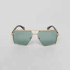 MOAD SUNGLASSES SHINY GOLD DEMI GREEN - Monastery