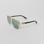 MOAD SUNGLASSES SHINY GOLD DEMI GREEN - Monastery
