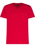 Camiseta Tommy Hilfiger Mangas Cortas Lisa Cuello V P/ Caballeros MW0MW10838 by Tommy Hilfiger