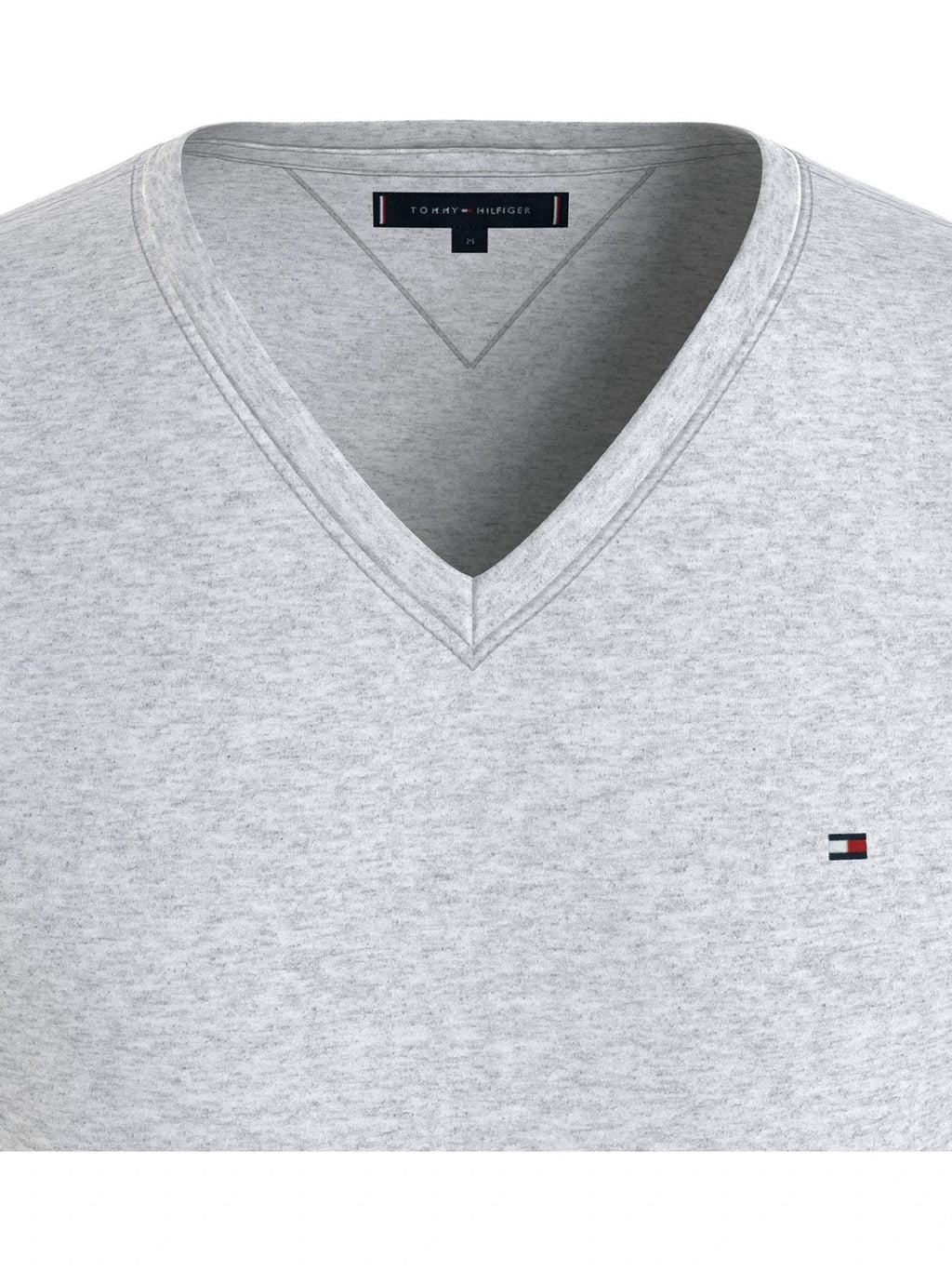 Camiseta Tommy Hilfiger Mangas Cortas Lisa Cuello V P/ Caballeros MW0MW10838 by Tommy Hilfiger