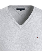 Camiseta Tommy Hilfiger Mangas Cortas Lisa Cuello V P/ Caballeros MW0MW10838 by Tommy Hilfiger