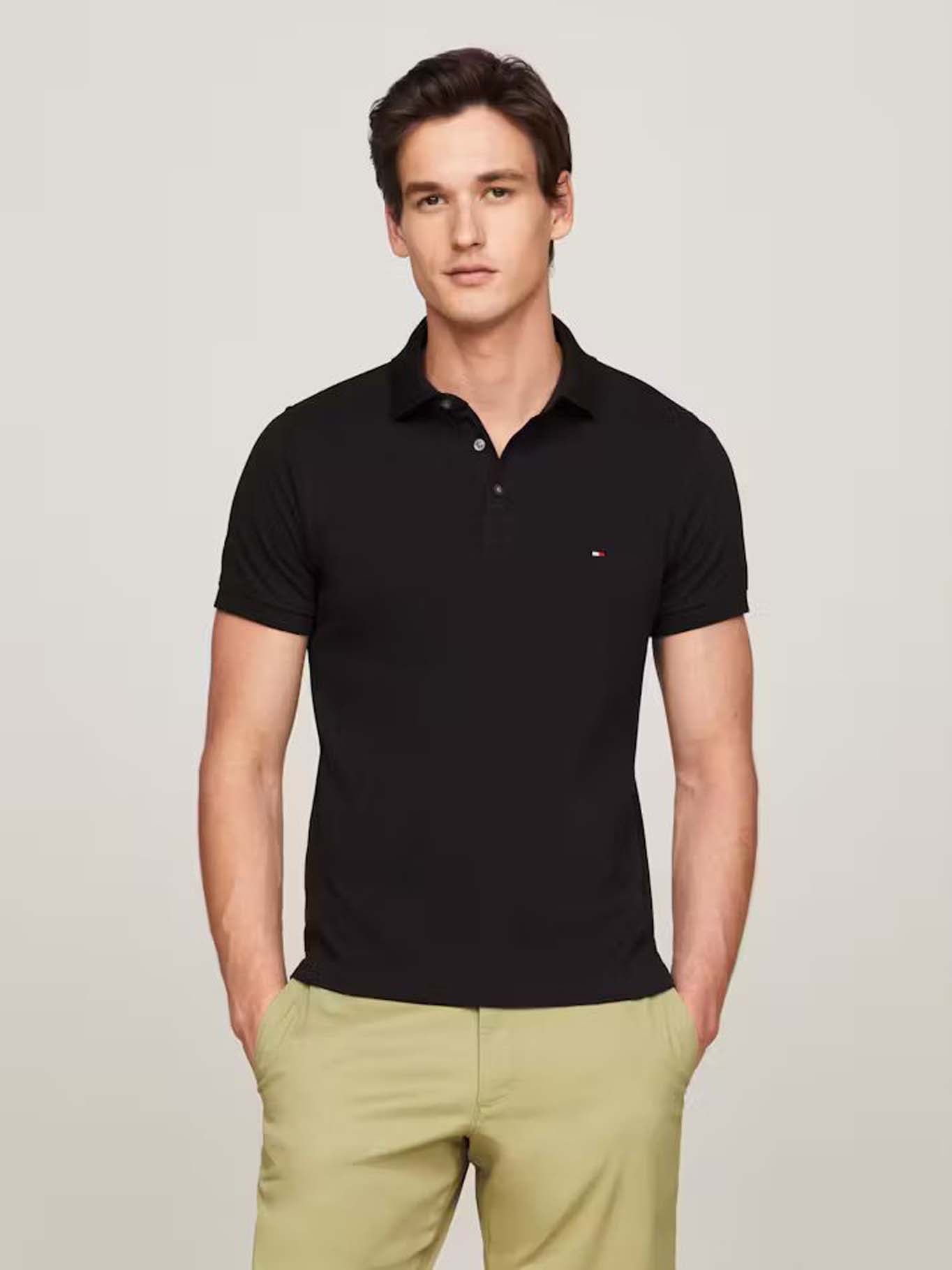 Poloshirt Tommy Hilfiger Mangas Cortas Liso para Caballeros