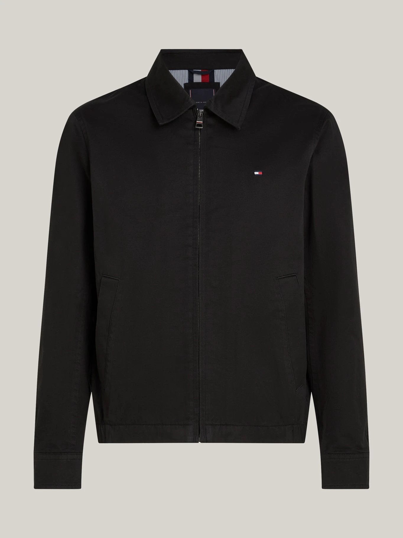 Jacket Tommy Hilfiger Mangas Largas Liso Para Caballeros by Tommy Hilfiger