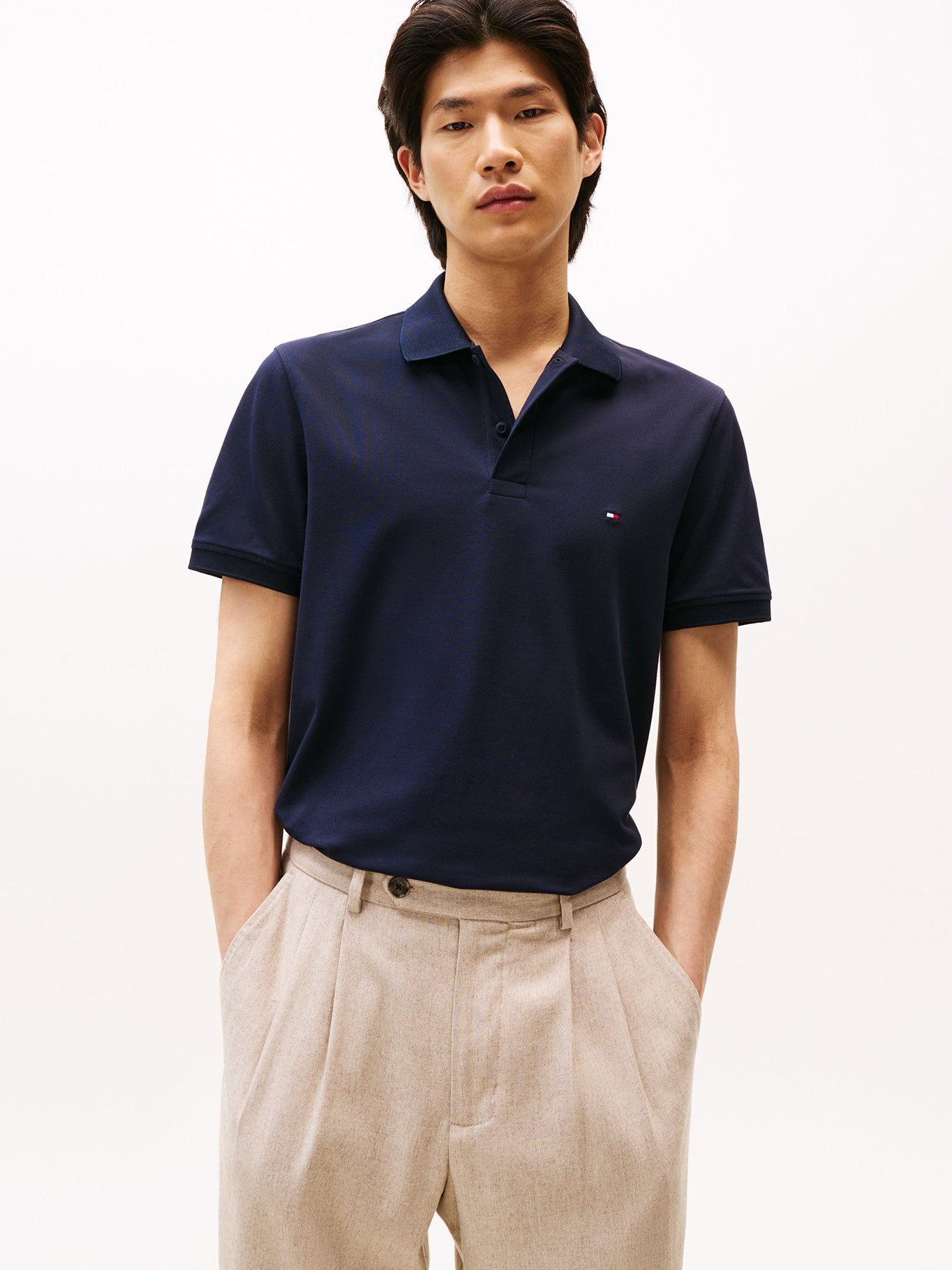 Poloshirt Tommy Hilfiger Mangas Cortas Liso para Caballeros