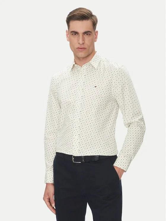 Camisa Tommy Hilfiger Mangas Largas Estampada Para Caballeros by Tommy Hilfiger