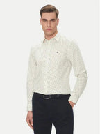 Camisa Tommy Hilfiger Mangas Largas Estampada Para Caballeros by Tommy Hilfiger