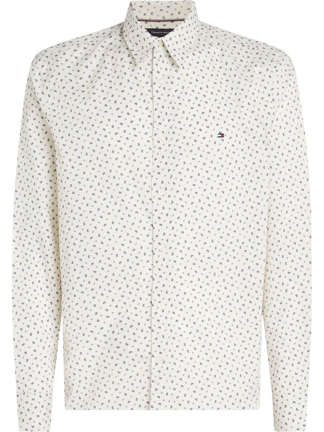 Camisa Tommy Hilfiger Mangas Largas Estampada Para Caballeros by Tommy Hilfiger
