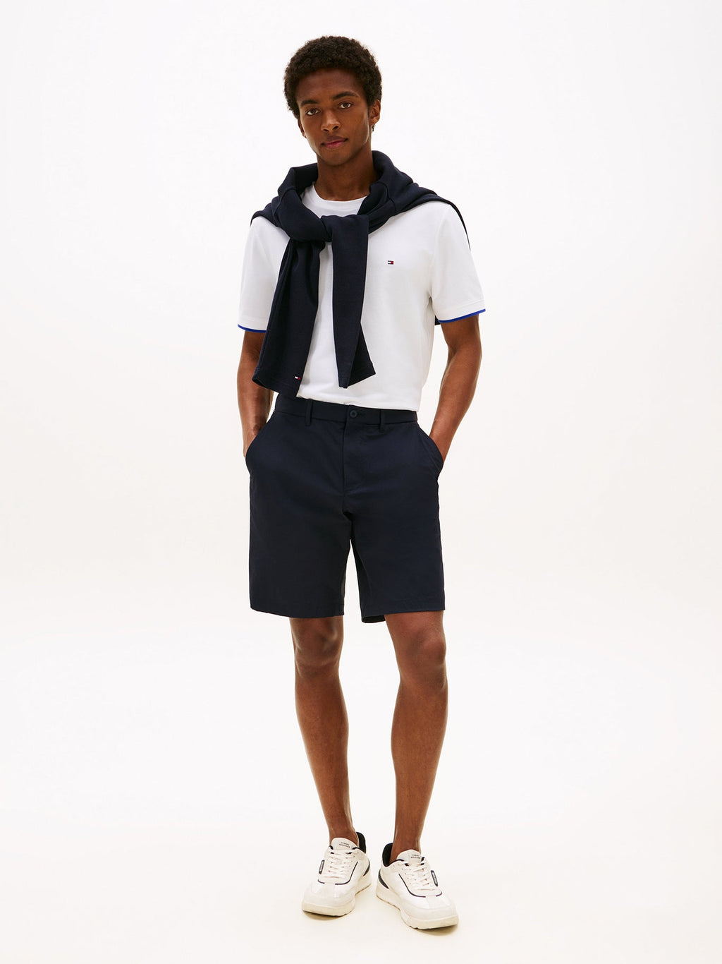 Camiseta Tommy Hilfiger Mangas Cortas Lisa para Caballeros