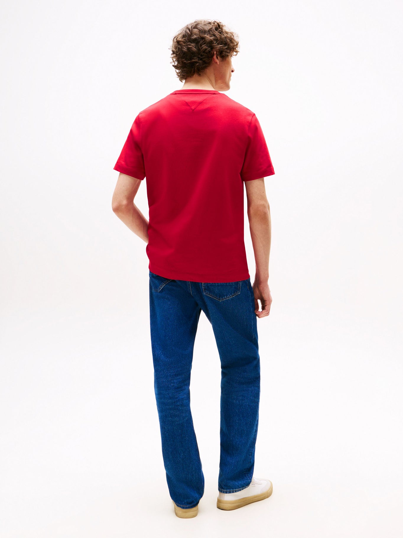 Camiseta Tommy Hilfiger Mangas Cortas Lisa para Caballeros