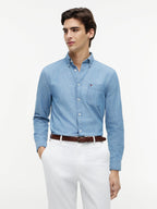 Camisa Tommy Hilfiger Mangas Largas Lisa para Caballeros