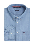 Camisa Tommy Hilfiger Mangas Largas Lisa para Caballeros