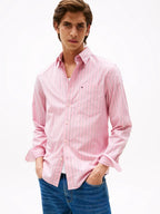 Camisa Tommy Hilfiger Mangas Largas Rayas Para Caballeros by Tommy Hilfiger